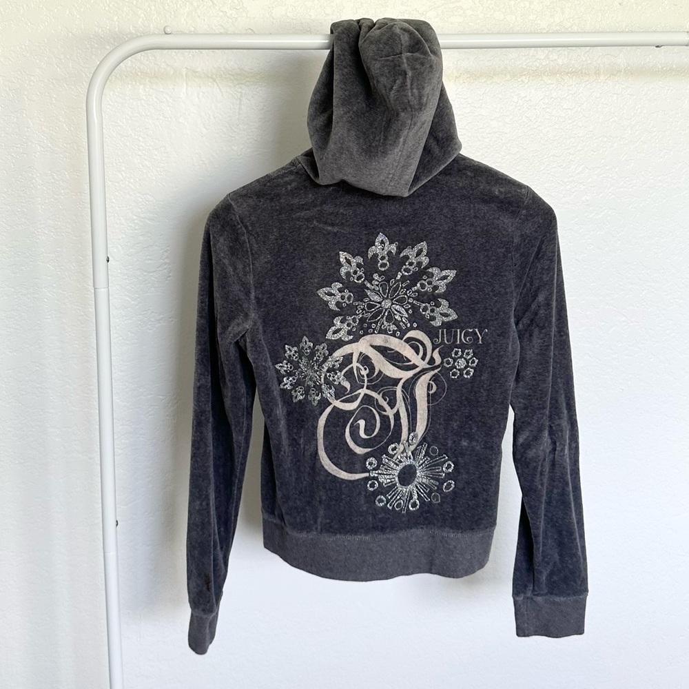 JUICY COUTURE VELOUR ZIP UP